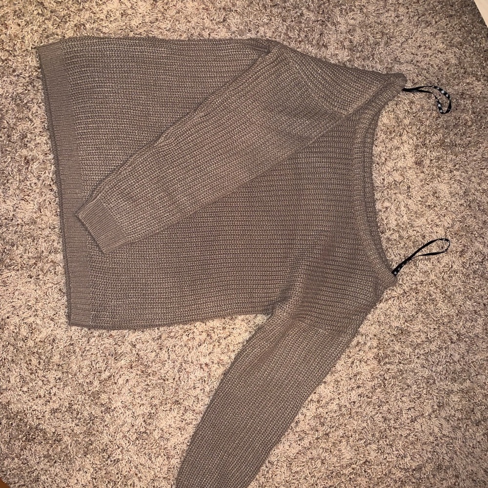 Off the shoulder sweater